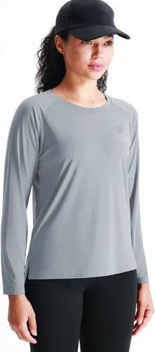 Miniatura 6 de NELEUS Camisetas de entrenamiento atlético de manga larga para mujer