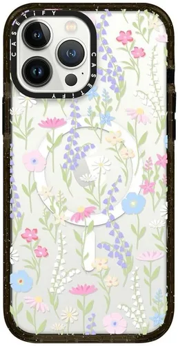 Miniatura 265 de Funda Impact de CASETiFY para iPhone 13 Pro Max con Magsafe - Estuche Claro Cuento de Invierno - Claro Negro Estuche transparente Winter Tale