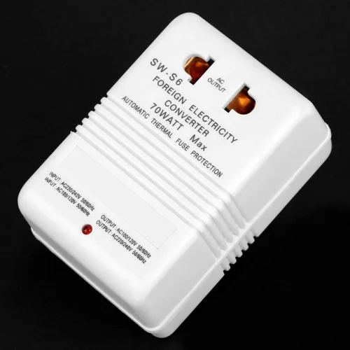 Miniatura 8 de Convertidor de voltaje 70W 110V/120V a 220V/240V Step-Up&Down Transformador de voltaje para viajes