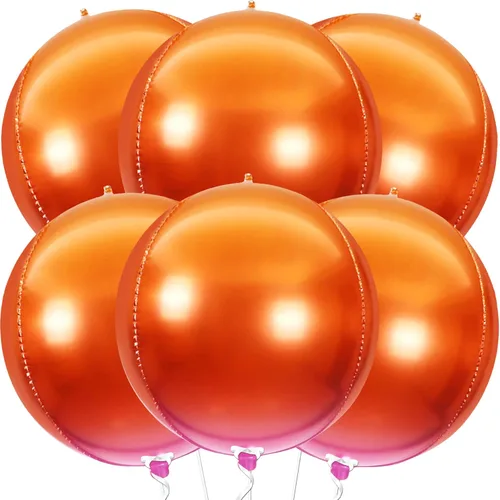 Miniatura 46 de KatchOn, Globos de papel aluminio de color rosa claro, 22 pulgadas, paquete de 6 unidades, globos de Mylar rosa claro para decoraciones de Navidad