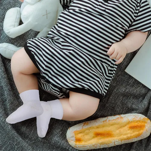 Miniatura 6 de Calcetines de bebé recién nacido sin costuras, calcetines para bautizo, bautizo, bebés, niñas y niños, 0-33-12 meses, paquete de 612
