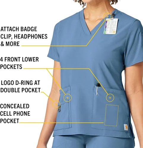 Miniatura 3 de Carhartt Top Tech con cuello en V para mujer