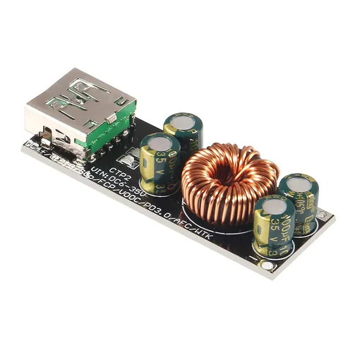 Miniatura 4 de ACEIRMC 60W 6-35V DC a USB tipo C PD 3.0 QC4 tipo A QC3.0 DC carga rápida 12V 24V módulo de alimentación reductor USB tipo C adaptador de carga