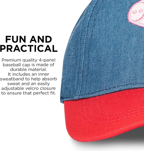 Miniatura 4 de Hasbro Gorra de béisbol para niñas, Peppa Pig ajustable, para niños de 2 a 4 años