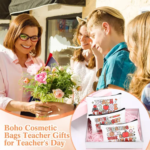 Miniatura 3 de Yahenda Bolsa de Maquillaje de Cosméticos de 16 Piezas, Bolsa Inspiradora con Cremallera, Regalos de Agradecimiento Inspiradores para Mujeres