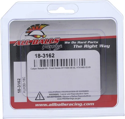Miniatura 4 de All Balls Kit de reconstrucción de pinza delantera de carreras 18-3162 compatible con/reemplazo para Honda ST1100A 1996-2002, VTX1800 2002-2005