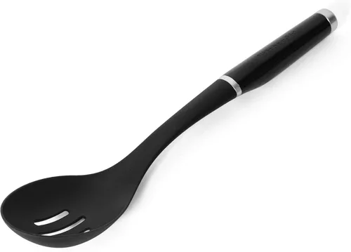 Miniatura 5 de KitchenAid Juego clásico de cuchara y espátula ranurada, color negro