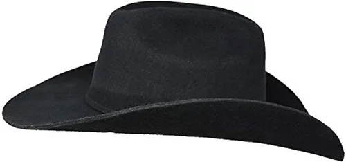 Miniatura 3 de Bullhide Montecarlo Colección de fieltro Kingman 4x - Sombrero de vaquero occidental de lana de primera calidad, unisex, para adultos, ala de 4