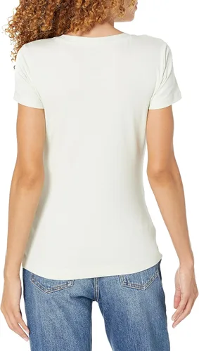 Miniatura 2 de GUESS Camiseta rosa de manga corta con cuello redondo para mujer