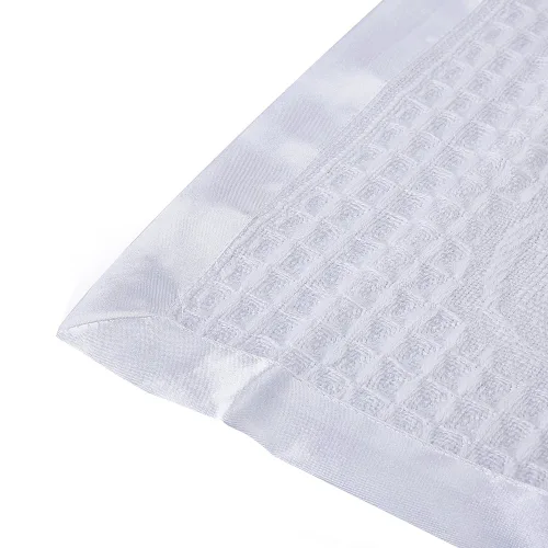 Miniatura 8 de Booulfi Mantas de bebé bordadas con cruz neutra para niños y niñas, manta blanca para bautizo, bautizo, borde satinado, cubierta de chal