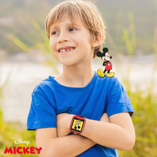 Miniatura 2 de Accutime Disney Mickey Mouse - Reloj inteligente educativo con pantalla táctil de aprendizaje educativo para niños, niñas, niños pequeños, cámara