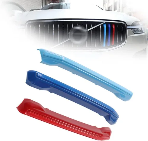 Miniatura 7 de ontto Apto para Volvo S60 2020 2021 Insertos de Rejilla Tiras Molduras Riñón Delantero Tira Decorativa Rejillas Color A
