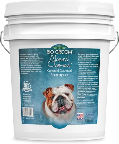 Miniatura 10 de Bio-Groom Champú de avena para perros, para alergias y picazón, sin crueldad, suministros de baño para perros, champú para cachorros para pieles