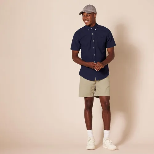 Miniatura 4 de Tienda Essentials - Pantalón corto ajustado para hombre, 7 pulgadas