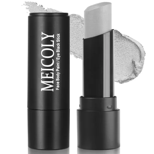 Miniatura 22 de MEICOLY Barra de maquillaje para ojos negros azul real, impermeable para béisbol, sóftbol, fútbol, lacrosse, barra de pintura corporal y facial azul
