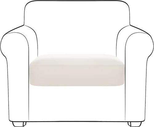 Miniatura 43 de Yates Home Funda de cojín de piel sintética para sofá, impermeable, elástica, para asiento de caravana, sofá biplaza, protector de muebles, funda