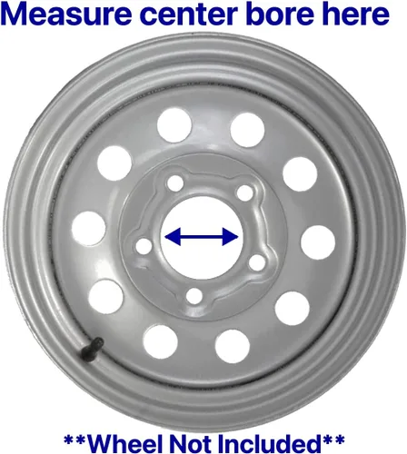Miniatura 5 de Tapa central cromada para llantas de auto o remolque (2.95)