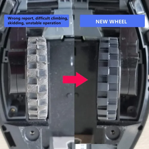 Miniatura 2 de Módulo de rueda motriz compatible con IRobot Roomba S Series (9150) S9+S9 Plus (9550) Piezas de repuesto para aspirador robot (par de ruedas R +L)