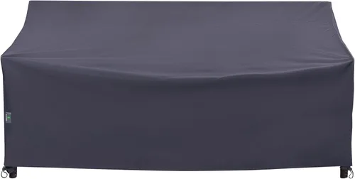 Miniatura 13 de F&J Outdoors Funda para Sofá de Patio de 3 Plazas en Forma de I, Uso Pesado, Impermeable, Resistente a los Rayos UV, Gris, 82" An x 39" Pr x 36" Al