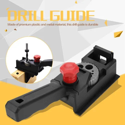Miniatura 2 de Carpintería Autocentrado Dowelling Jig, 38 unids/set de mano plantilla de clavija de mano plantilla de clavijas de madera Junta de madera
