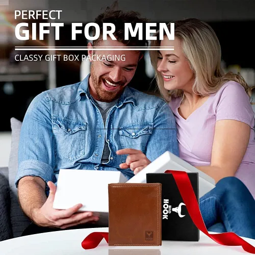 Miniatura 3 de WILD HOOK Cartera inteligente para hombres, funda para tarjetas para hombres, billetera multiusos biplegable para hombres, cartera de tarjetas