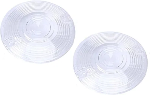 Miniatura 6 de ZYTC - Juego de 2 lentes ámbar para luz direccional de Harley Touring, Electra Glide Road King de 82 mm