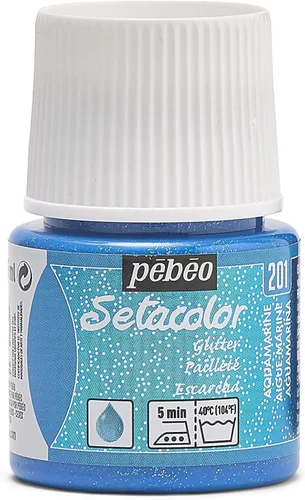 Miniatura 62 de Pebeo Setacolor - Pintura para tela (opaca, 45 ml), color dorado perla
