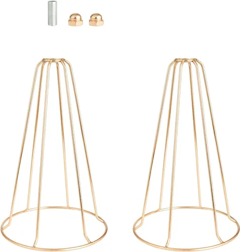 Miniatura 8 de Juego de 4 jarrones geométricos dorados para centros de mesa, soportes de flores de 23.6 pulgadas de alto para bodas, jarrones de trompeta florales