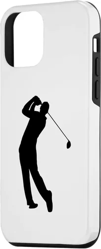 Miniatura 2 de iPhone 12 mini jugador de golf golfista con club de golf caso deportivo
