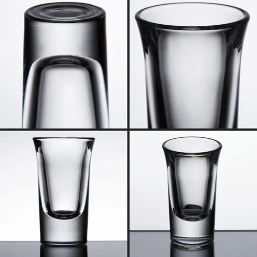 Miniatura 6 de A&A Wonders Juego de 8 vasos de chupito de 1.5 onzas con base pesada, juego de vasos de chupito con peso, para vasos de chupito de tequila de vodka