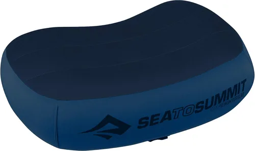 Sea to Summit Aeros Premium - Almohada inflable de viaje, regular (13.4 x 9.4), color azul marino