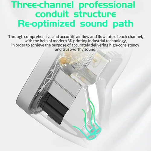 Miniatura 5 de CCA KZ AS16 PRO - Auriculares con monitor de oído, 16BA, controladores de armadura equilibrada, HiFi IEM, auriculares de alta claridad
