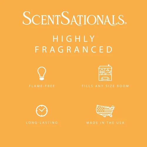 Miniatura 3 de ScentSationals Honeysuckle Nectar - Cera perfumada para derretir – Madreselva, enredaderas verdes y flor de azahar, 10 onzas (24 cubos)