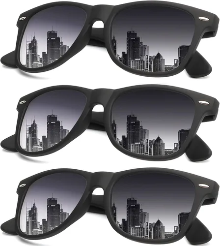Miniatura 35 de KALIYADI - Gafas de sol polarizadas para hombres y mujeres unisex, marco semirretráctil, estilo retro, para conducir, con bloqueo UV