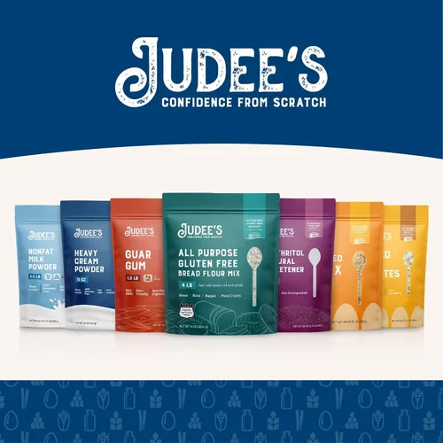 Miniatura 8 de Judee's Gluten Free Polvo de yogur sin grasa - Cultivo inicial sin gluten - Batidos y salsas con polvo de batido de yogur - Base de cultivo lisa