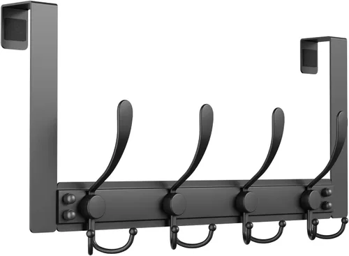 Ganchos Resistentes para Puerta a Prueba de Óxido - Toallero de 25 lb para Puerta, Gancho de Toalla para Puerta, Colgador de Puerta para Baño,