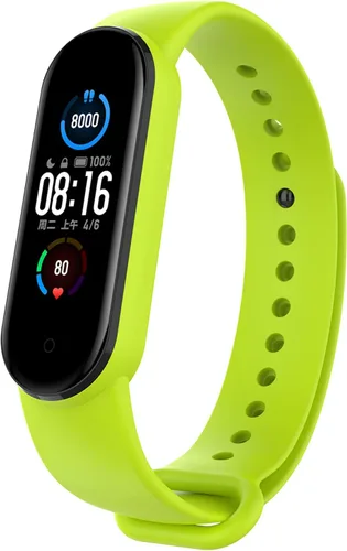 Miniatura 12 de hengkang Compatible con Amazfit Band 5/Xiaomi Mi Band 6/Mi Band 5, correas de repuesto ajustables de silicona deportiva para Amazfit Band 5, Mi Band