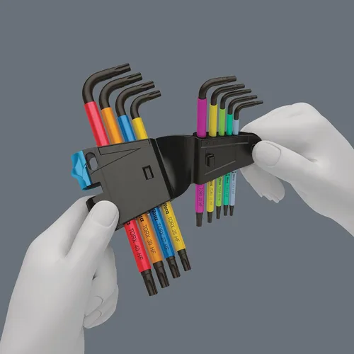 Miniatura 4 de Wera 05024179001 Juego de llaves Torx L-Key Set 967 Sl/9 con función de retención, MULTI