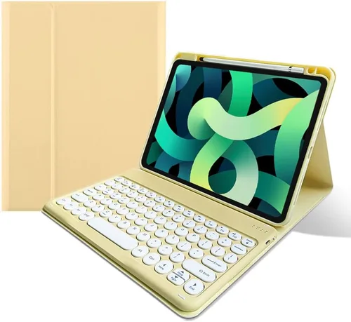Miniatura 10 de kaitesi Funda de teclado para iPad A16 de 11ª generación de 11 pulgadas 2025, iPad de 10ª generación de 10.9 pulgadas 2022, funda de teclado