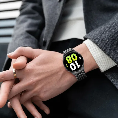 Miniatura 6 de Anlinser - Correas sin huecos compatibles con Samsung Galaxy Watch 7/6/5/4/FE Band 44mm 40mm/Watch 6 Classic Band 47mm 43mm/Watch 5 Pro 45mm/Watch 4