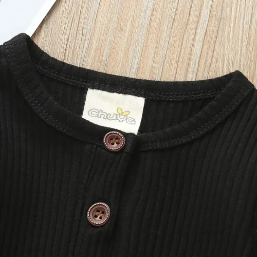 Miniatura 5 de Kuriozud Mameluco de una pieza para recién nacido, unisex, con botones, para bebé y niña