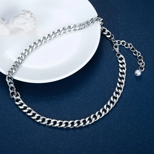 Miniatura 7 de LILIE&WHITE Collar de cadena de oro para mujer, cadena de serpiente, collar de espiga de oro, gargantilla de oro, collares de moda, regalo