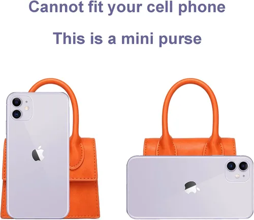 Miniatura 2 de CATMICOO Mini bolso para mujer, mini bolsos de moda y pequeño bolso con patrón de cocodrilo