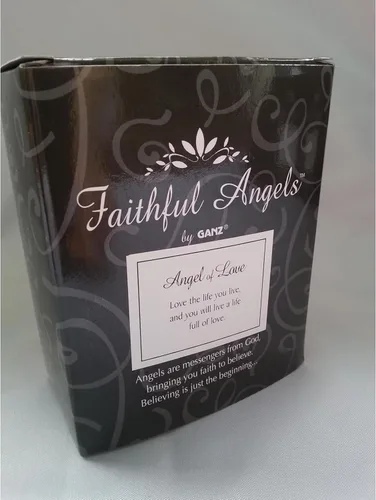 Miniatura 2 de Ganz Angel of Love - Figura de ángel de peltre de ángeles fieles, en caja de regalo