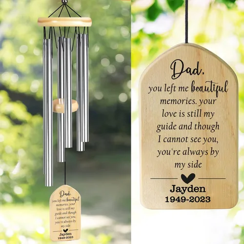 Miniatura 12 de Campanillas de viento conmemorativas para la pérdida de la madre, regalo de condolencias en memoria de mamá