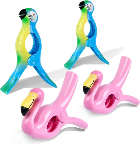 Miniatura 6 de Clips para Toallas de Playa, Sopito Clips para Toallas Tamaño Jumbo para Sillas de Playa Crucero Patio y Accesorios de Piscina, Juego de 4