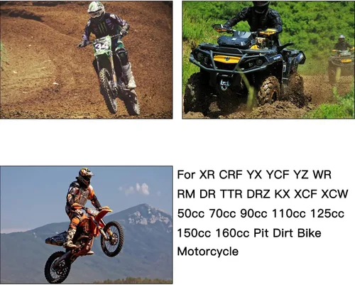 Miniatura 7 de GREHUA Palanca de cambio de engranajes para motocross compatible con 50cc 110cc 125cc 150cc SSR Baja DR49 WR200R SDG 107 IMR Pitster Pro Atomik