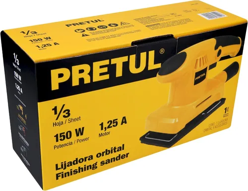 Miniatura 4 de Lijadora orbital, tercera hoja 150 W, Pretul
