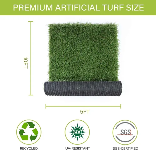 Miniatura 2 de Sunturf Hierba falsa para que los perros orinen, césped artificial para perros, almohadillas para orina de perro, extra grandes, tapetes de césped
