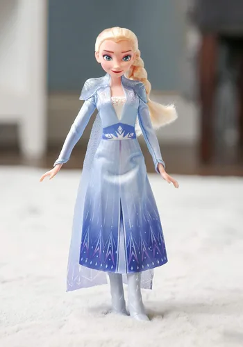 Miniatura 2 de Disney Frozen - Muñeca de Elsa con cabello largo rubio y atuendo azul inspirada en Frozen 2 - Juguete para niños a partir de 3 años